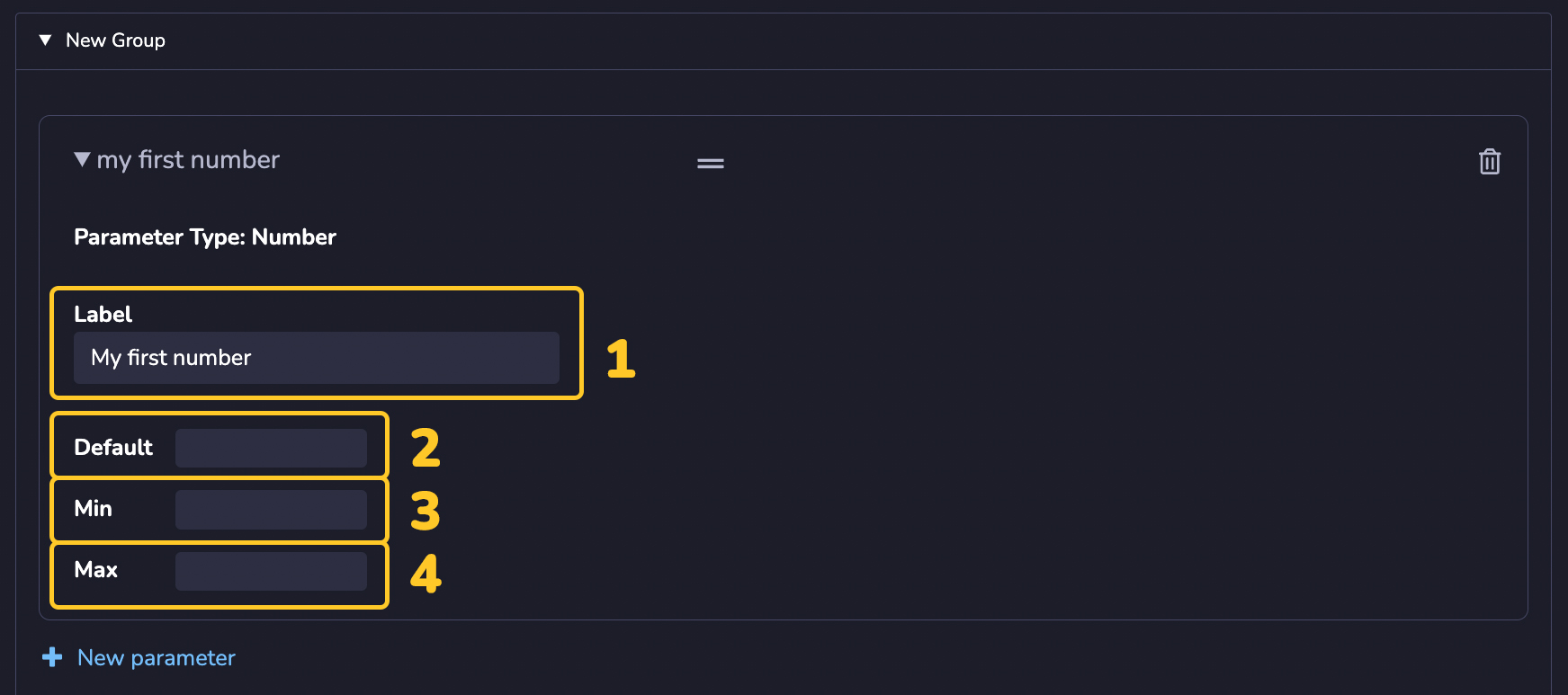 ModulesParameterNumber