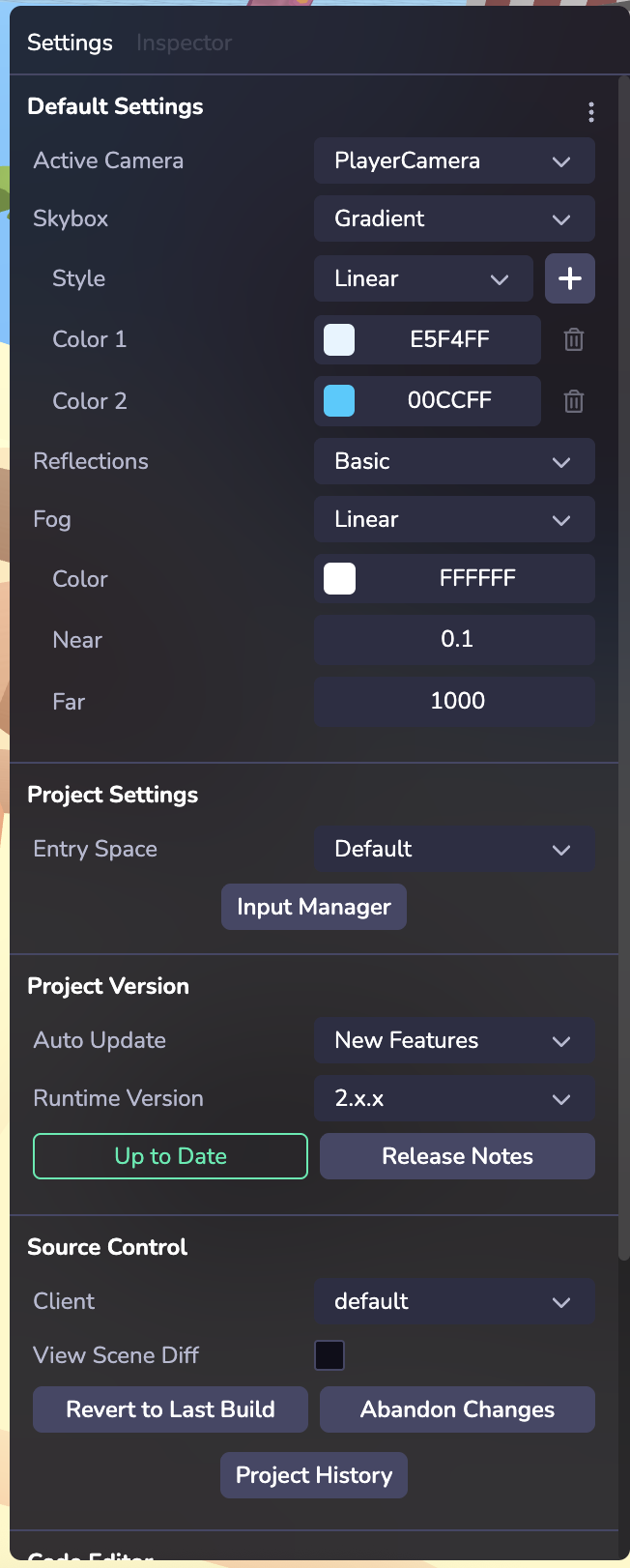 StudioGeneralSettings