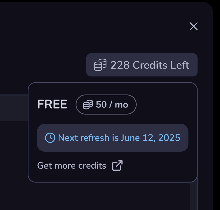 Credit Balance